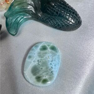 Elegant Larimar Cabachon